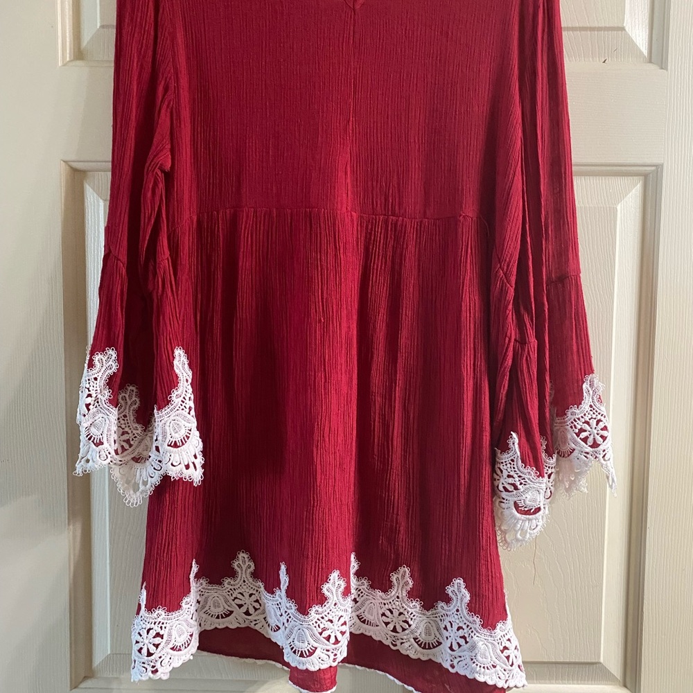 Cal Style Red Dress - Picture 3 of 3